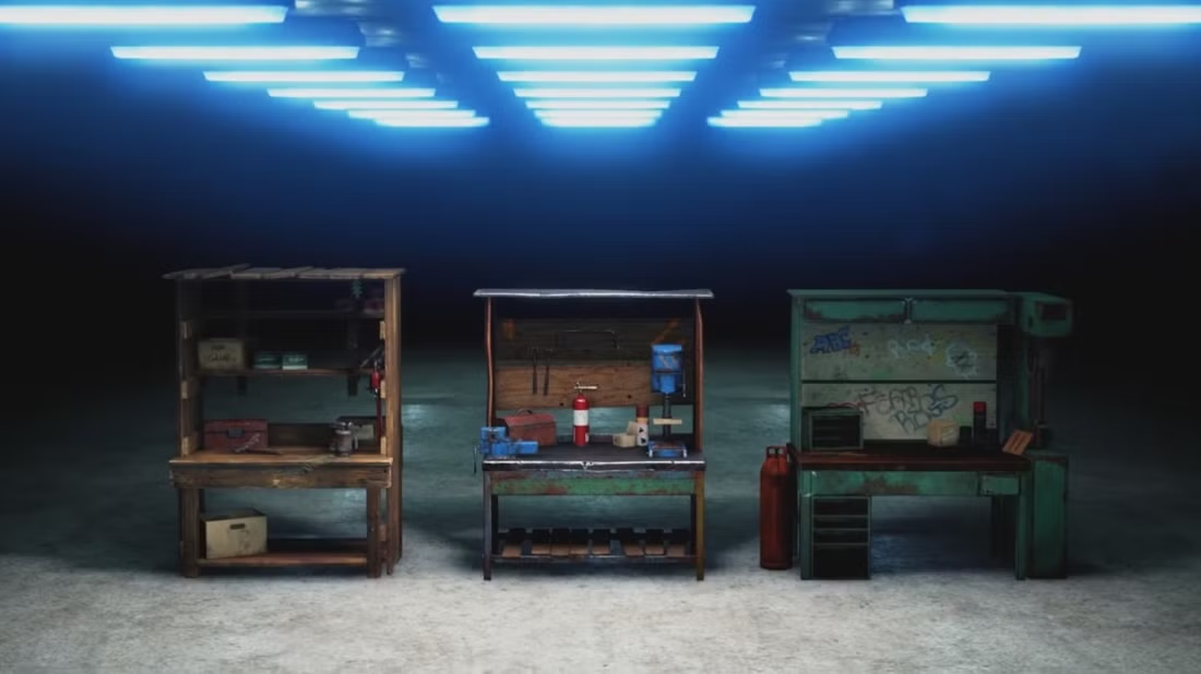 Workbench-Tiers T1 bis T3